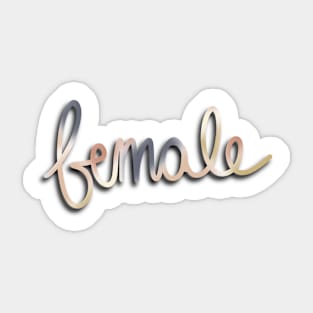 Female Sticker